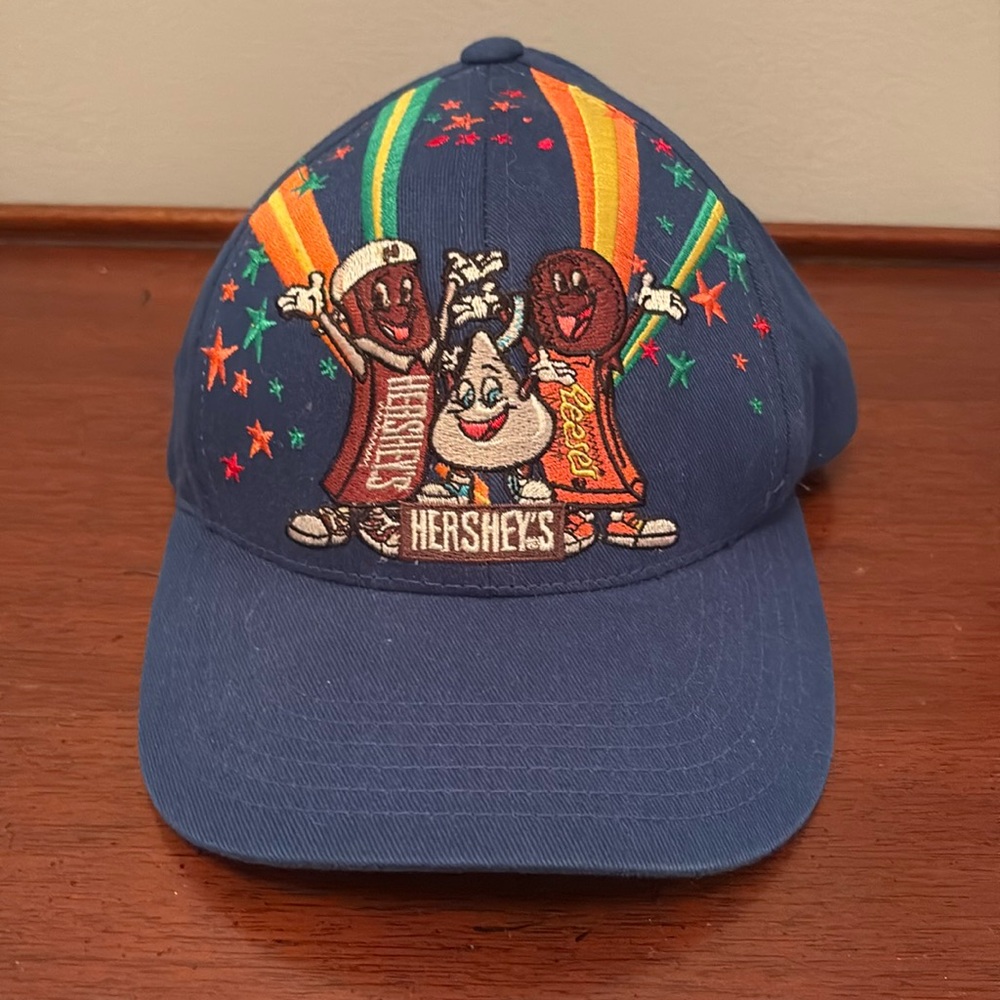 Hershey’s Kids Hat with Embroidered Stripes & Stars Accent & Candy Mascots